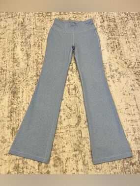 Athleta Girl Medium/8-10 High-Rise Soft Luxe Chit Chat Flare Pant Blue VGUC